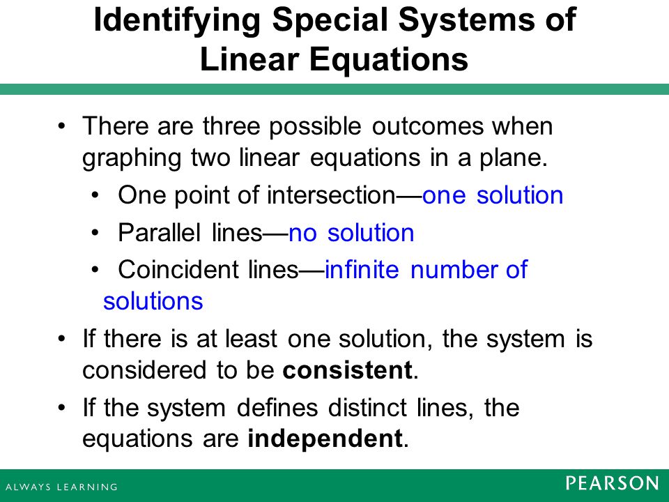 How many solution sets do systems of linear inequalities have?